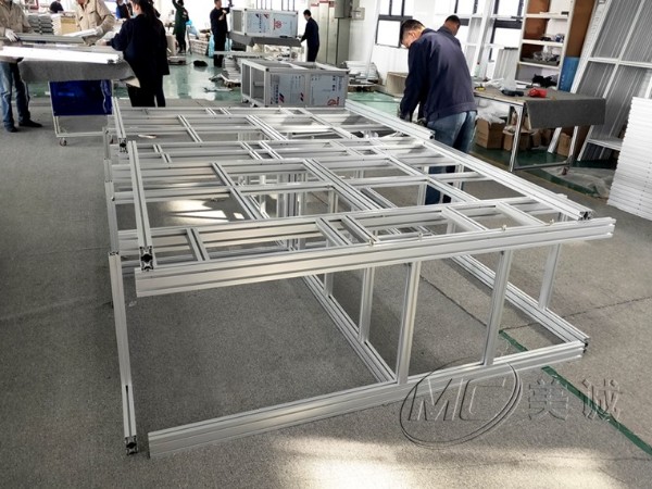 N95口罩機鋁型材機架現(xiàn)貨靠搶？交期靠搶？